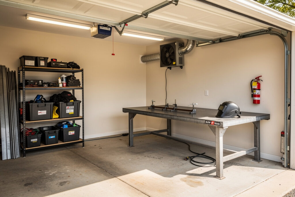How to Set Up a Home Welding Workshop: Power, Space, Layout Checklist