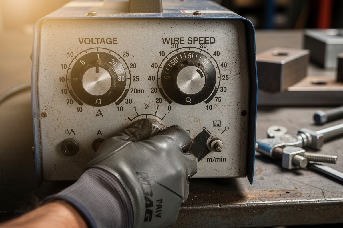 MIG Welding Settings Chart: Voltage and Wire Speed by Metal Thickness