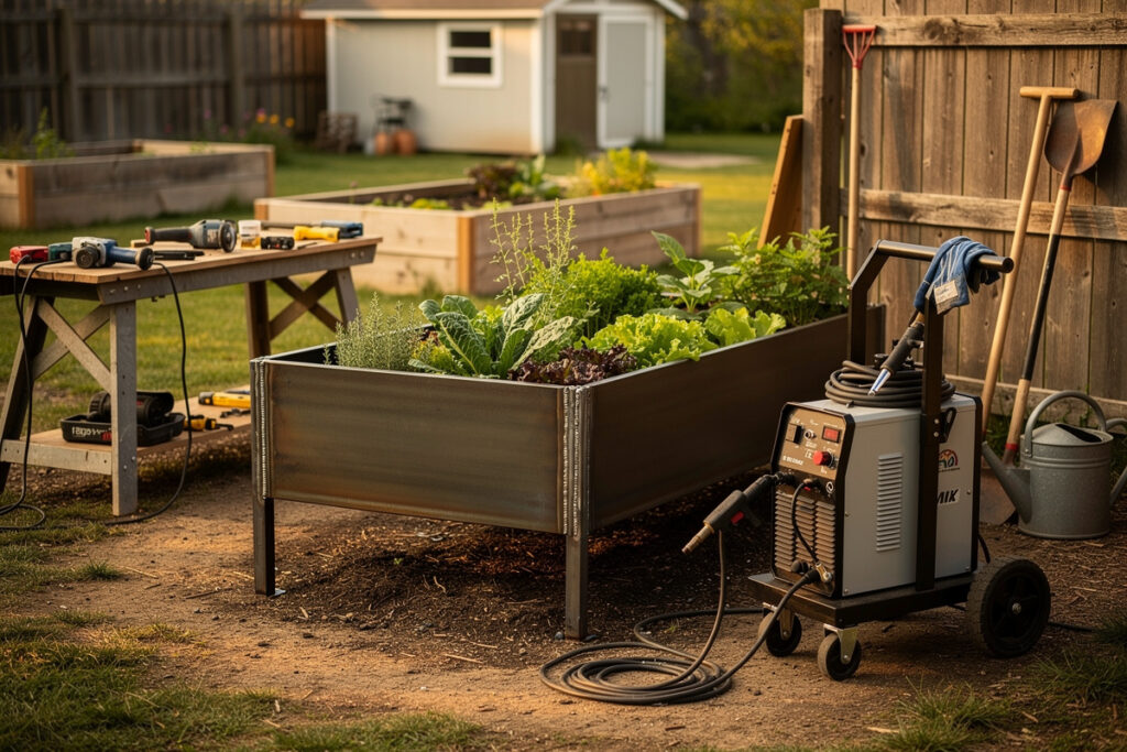 Welded Steel Raised Bed Frames: Building Permanent Garden Beds