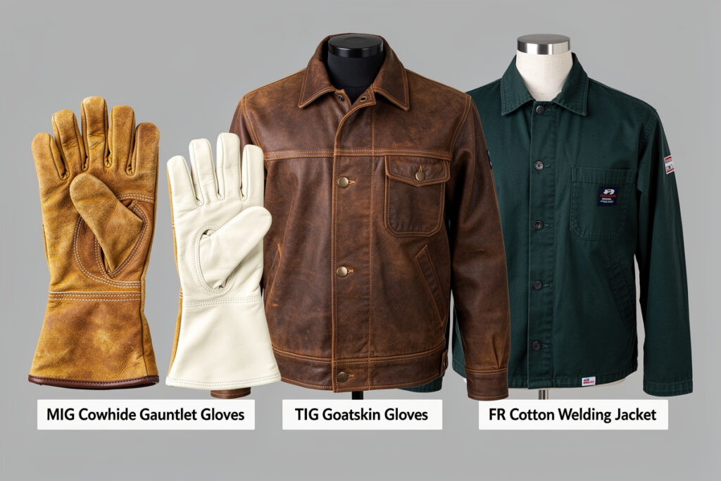 How to Choose Welding Gloves and a Jacket: Leather vs FR Cotton