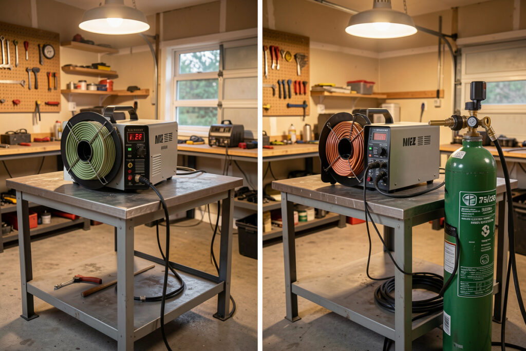 Gasless Flux-Core vs Gas MIG: What I’d Actually Tell a Beginner to Buy First