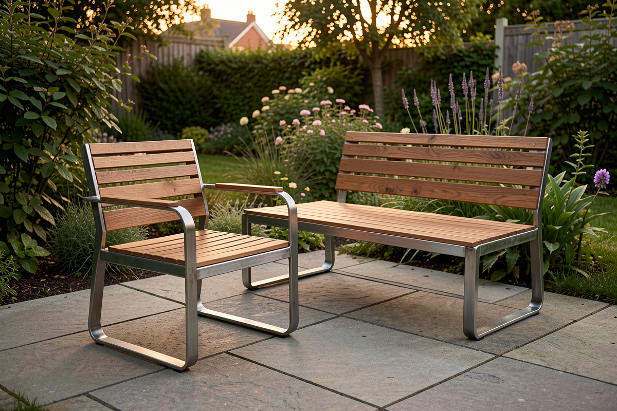 Welded Outdoor Furniture: Chair and Bench Plans