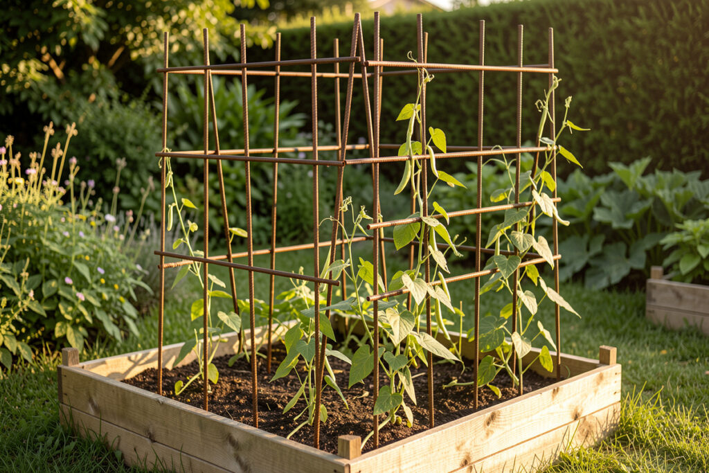 DIY Welded Garden Trellis: Rebar and Flat Bar Plans