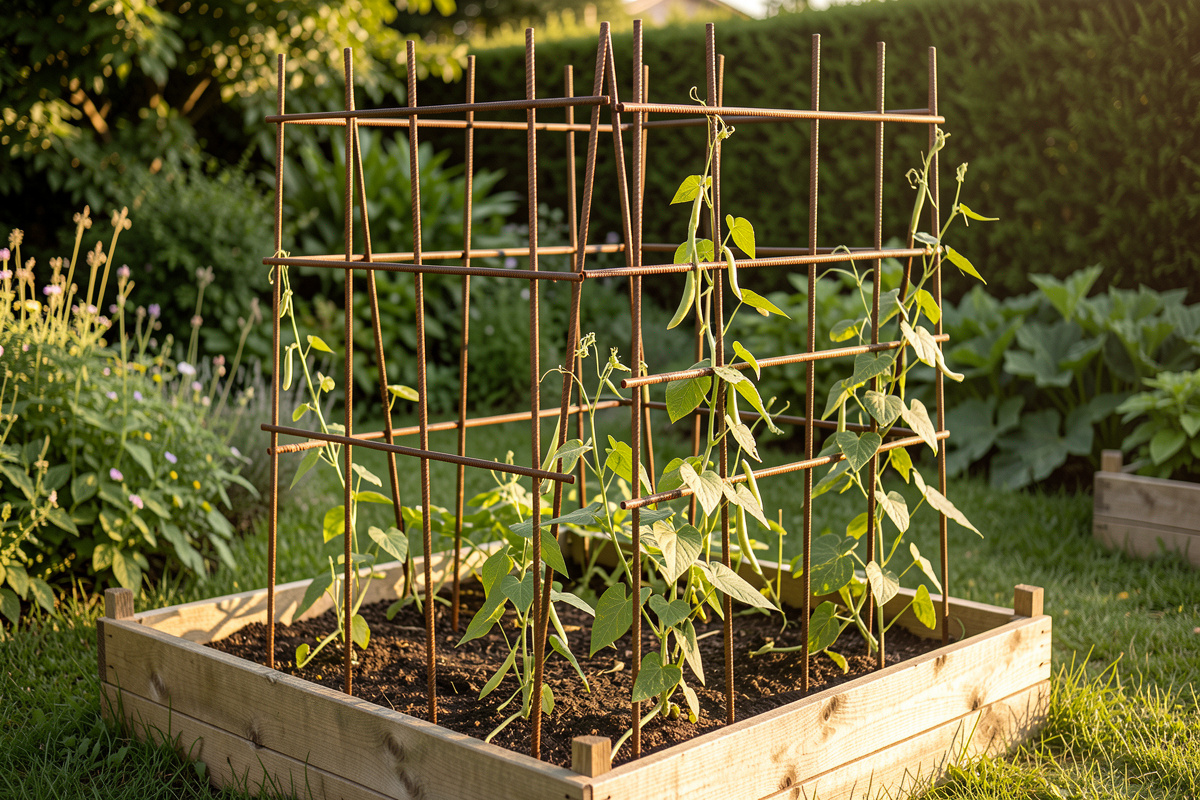 DIY Welded Garden Trellis: Rebar and Flat Bar Plans
