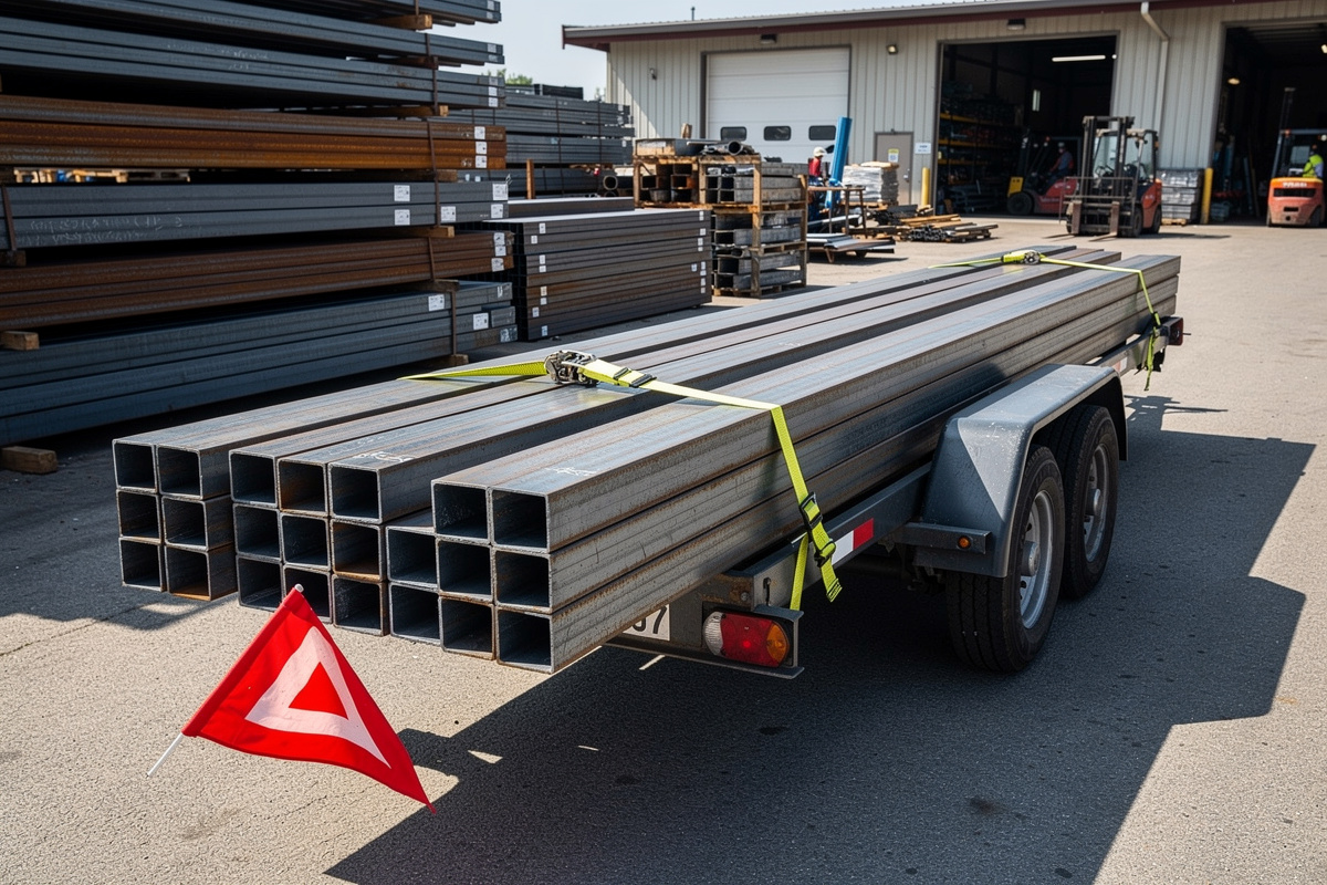 How to Transport Steel: Truck, Trailer, Roof Rack
