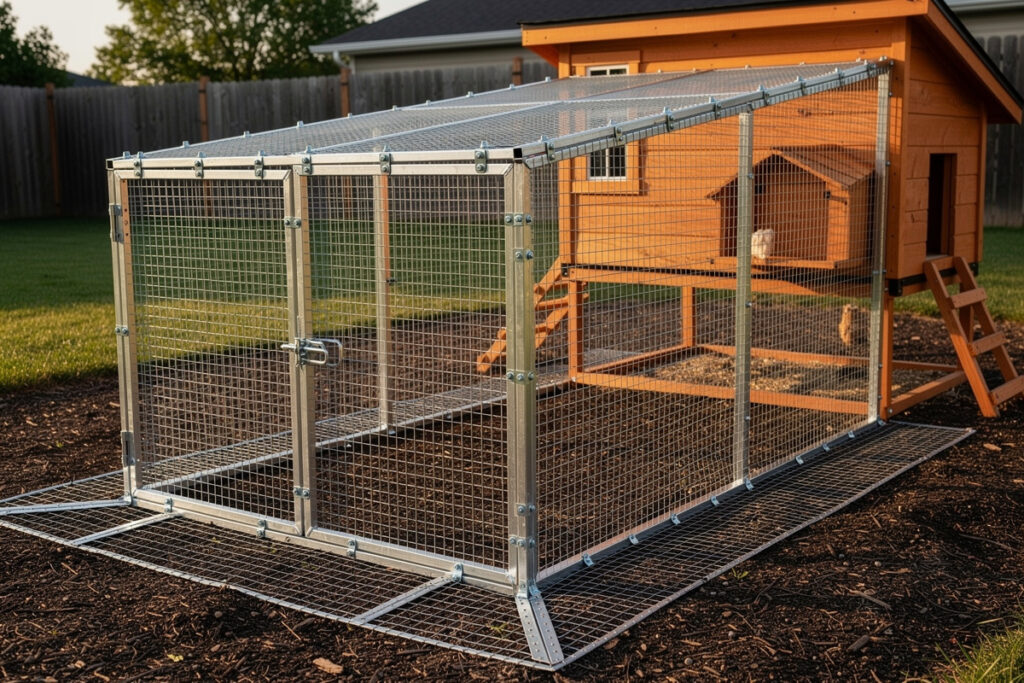 Welding a Predator-Proof Chicken Run Frame: Steel vs Aluminum for Permanent Coop Protection