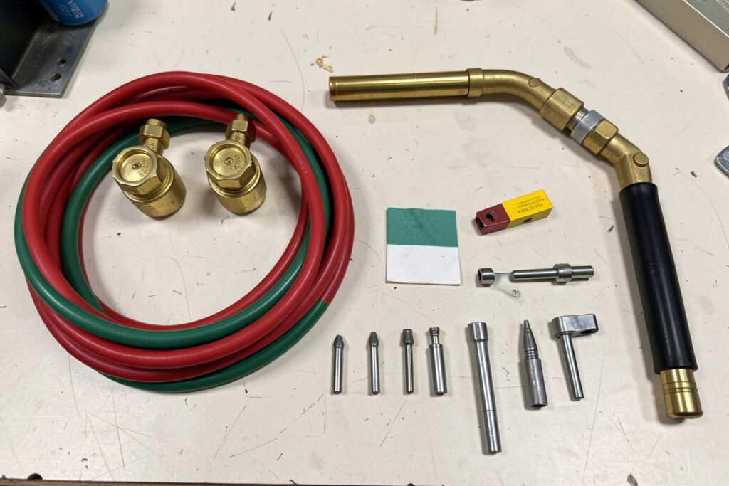 Oxy-Acetylene Welding Setup: Torch, Tanks & First Flame