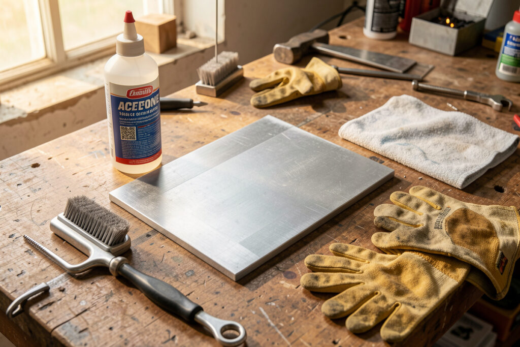 Cleaning Aluminum Before Welding: Oxide, Acetone, Brush