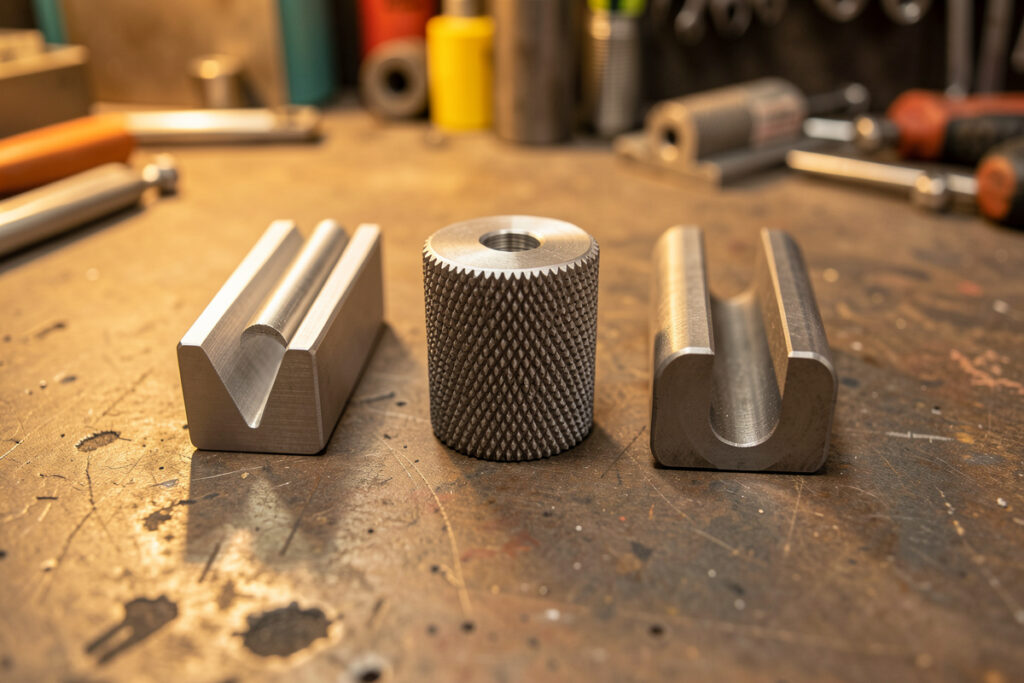 Knurled vs V-Groove vs U-Groove Drive Rolls
