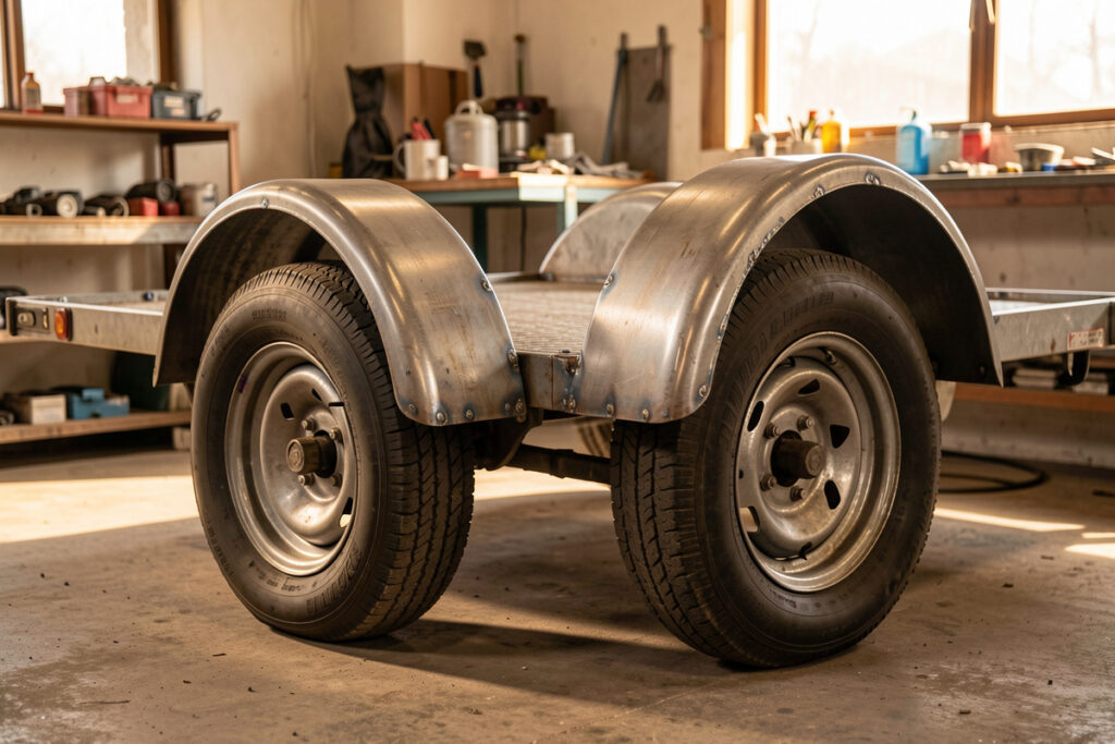 Welding Trailer Fenders, Gussets, and Stake Pockets