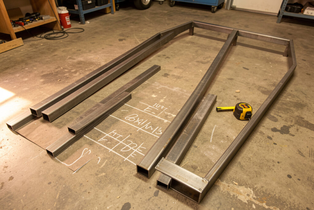 Welding a Utility Trailer Frame: Square Tube and Cut List