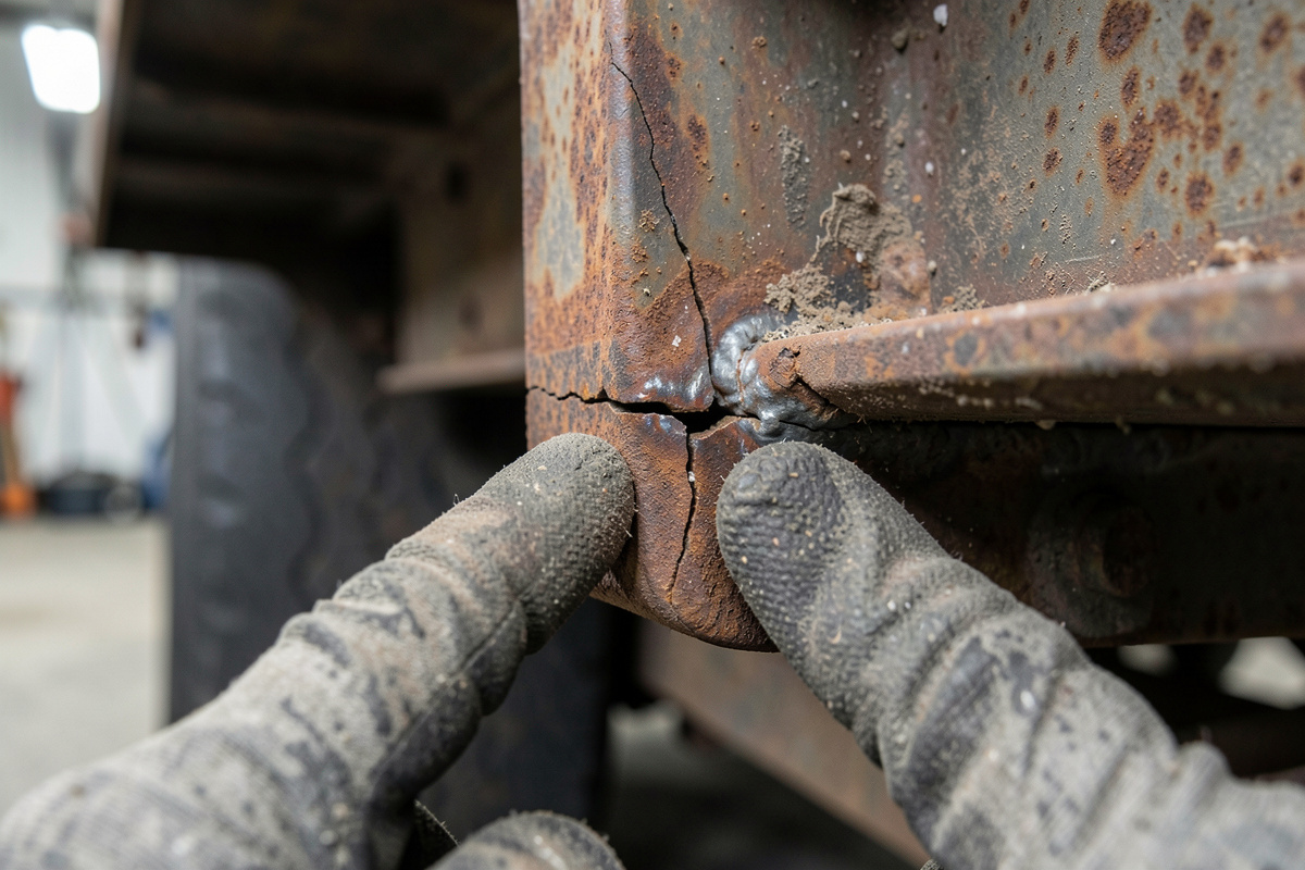 Repairing a Cracked Trailer Frame: Find the Crack, Fix It Right