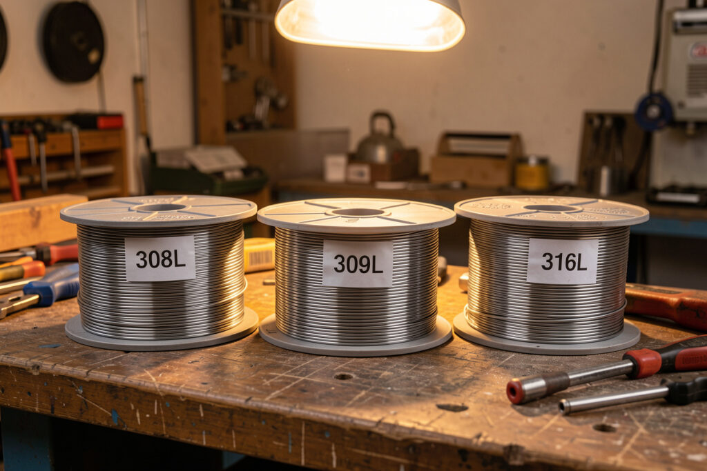 Stainless MIG Wire: 308L vs 309L vs 316L