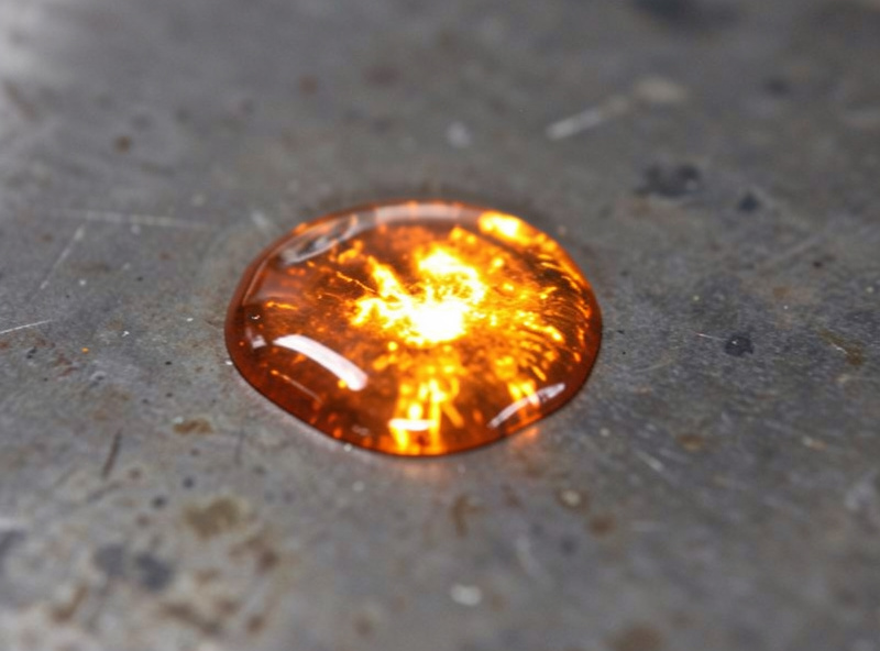 Welding arc and puddle seen in natural color through a true-color welding lens