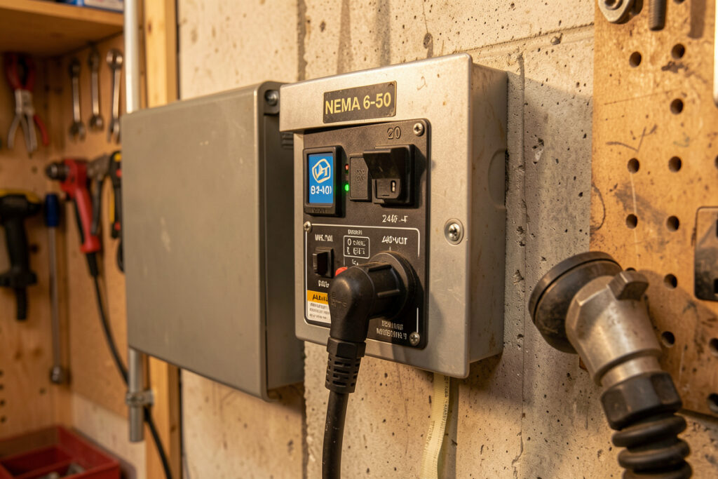 Wiring a 240V Welder Outlet: 6-50 vs 14-50